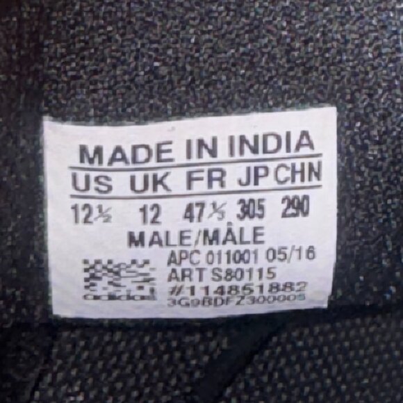 adidas Tubular Radial Core Black Running Shoes Men's Size 12.5 Sneakers EUC - Picture 9 of 10